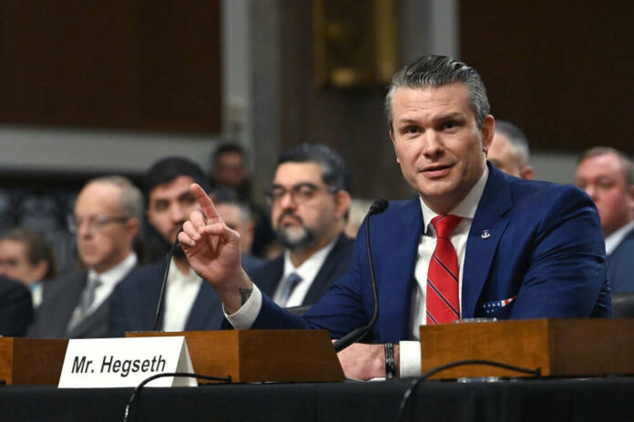 Secretary of Defense Pete Hegseth