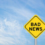 Episcopal Leader Tells Clergy PREPARE FOR DEATH Yellow sign reads bad news in sky