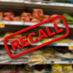 Glass Contamination Forces Massive Recall Recall notice over grocery store shelves.