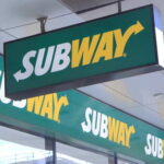Subway restaurant sign displayed prominently