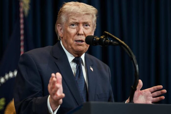 President,Donald,J.,Trump,Delivers,Remarks,At,A,Press,Conference, President Donald Trump