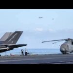 Russian Bear Aircraft Buzzes HMS Prince of Wales