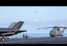 Russian Bear Aircraft Buzzes HMS Prince of Wales