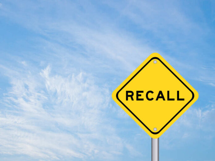 Recall sign