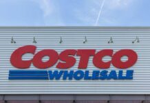 Costco Plants, California Nightmare? Costco Wholesale store sign against a blue sky