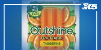 Frozen fruit bars recalled for possible glass contamination