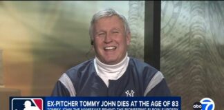Tommy John, former MLB pitcher and namesake of pioneering surgery, dies at 83
