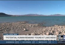 Woman, friends discover potential human remains at Lake Mead in Las Vegas