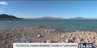 Woman, friends discover potential human remains at Lake Mead in Las Vegas