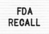 ALERT: FDA Flags THESE Donuts Letter board showing FDA recall message