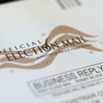 THESE Ballots In LIMBO As Court Sparks Chaos Official election mail envelope with postal service markings