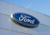 Ford logo on a buildings exterior wall