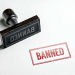 Trump’s Ultimatum: Build Here Or You’re Banned Banned rubber stamp and stamped text on paper